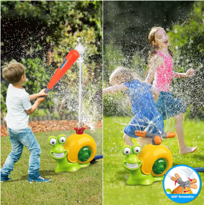 SplashSnail - Garden Sprinkler Toy