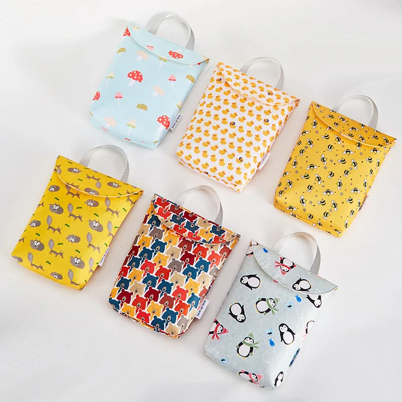 Reusable Baby Diaper Organizer โ Waterproof Portable Mummy Bag