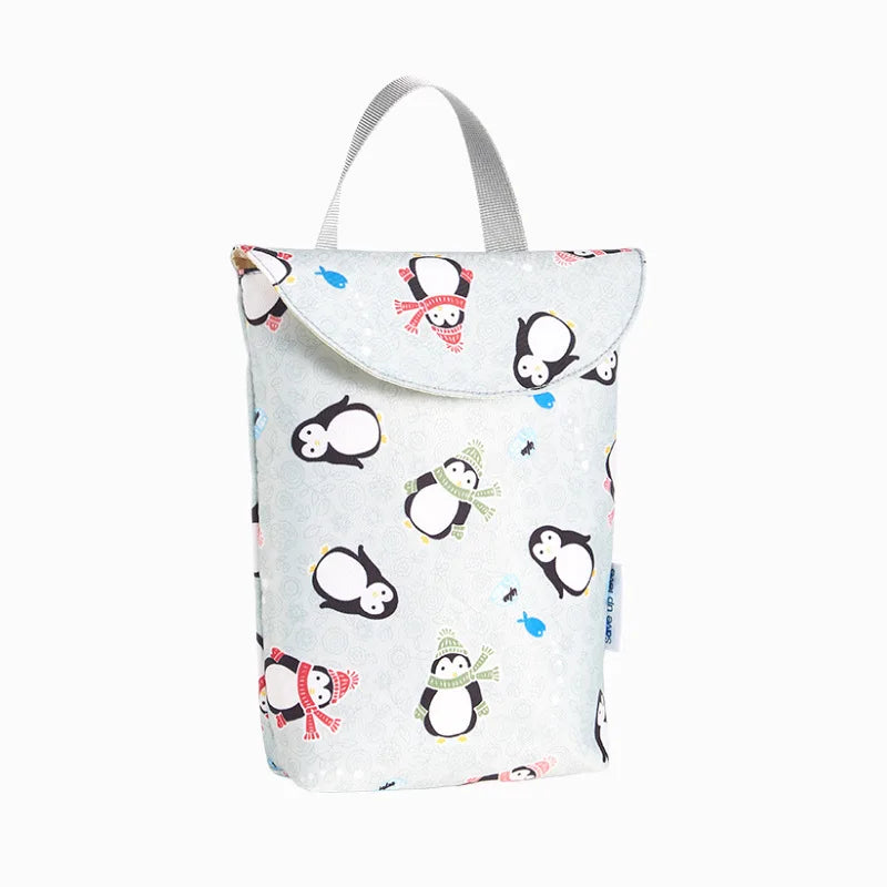 Reusable Baby Diaper Organizer โ Waterproof Portable Mummy Bag