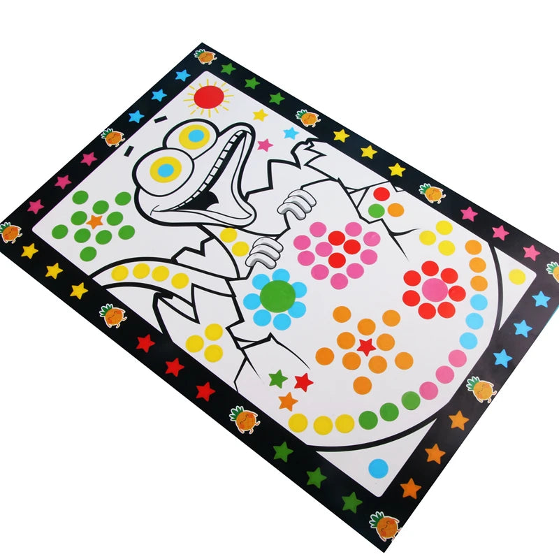 Funny Puzzle Dot Stickers ā Cute Animal Mosaic Craft Set for Kids