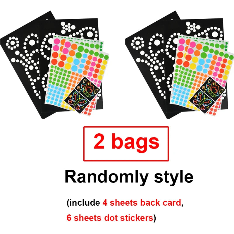Funny Puzzle Dot Stickers ā Cute Animal Mosaic Craft Set for Kids