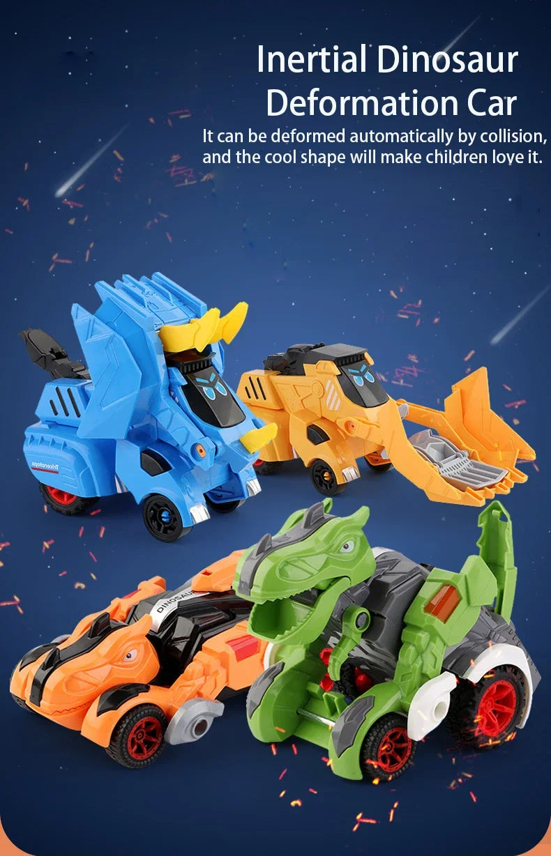 2-in-1 Dino Monster Truck β Transforming Car to Robot Toy