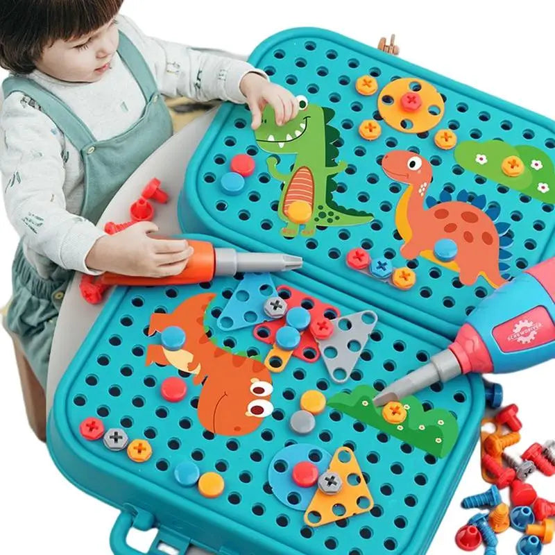 The Electric Drill Assembly Puzzle Toy Set
