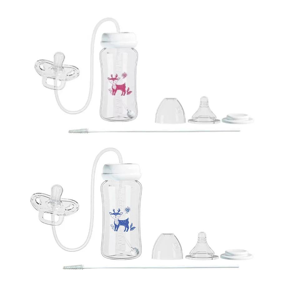 EasyFlow 3-in-1 Hands-Free Baby Bottle Set – Gravity Ball Feeding System