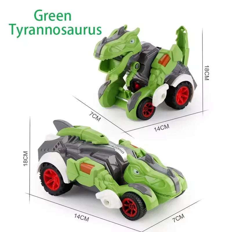 2-in-1 Dino Monster Truck β Transforming Car to Robot Toy