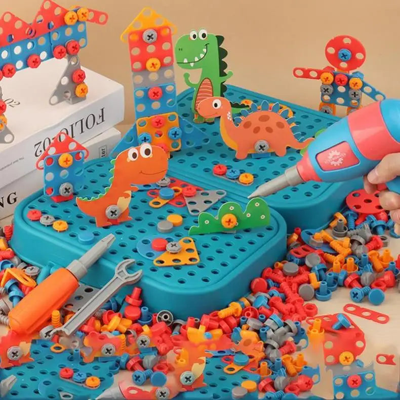 The Electric Drill Assembly Puzzle Toy Set