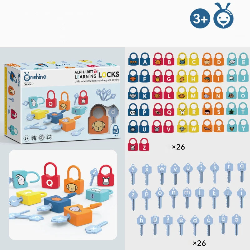 Alphabet Lock & Key Learning Set