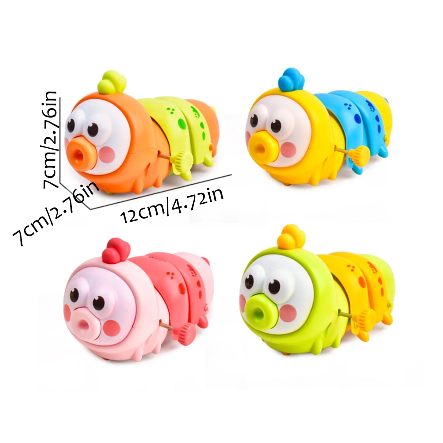 Caterpillar Crawl Race – Wind-Up Wiggly Fun