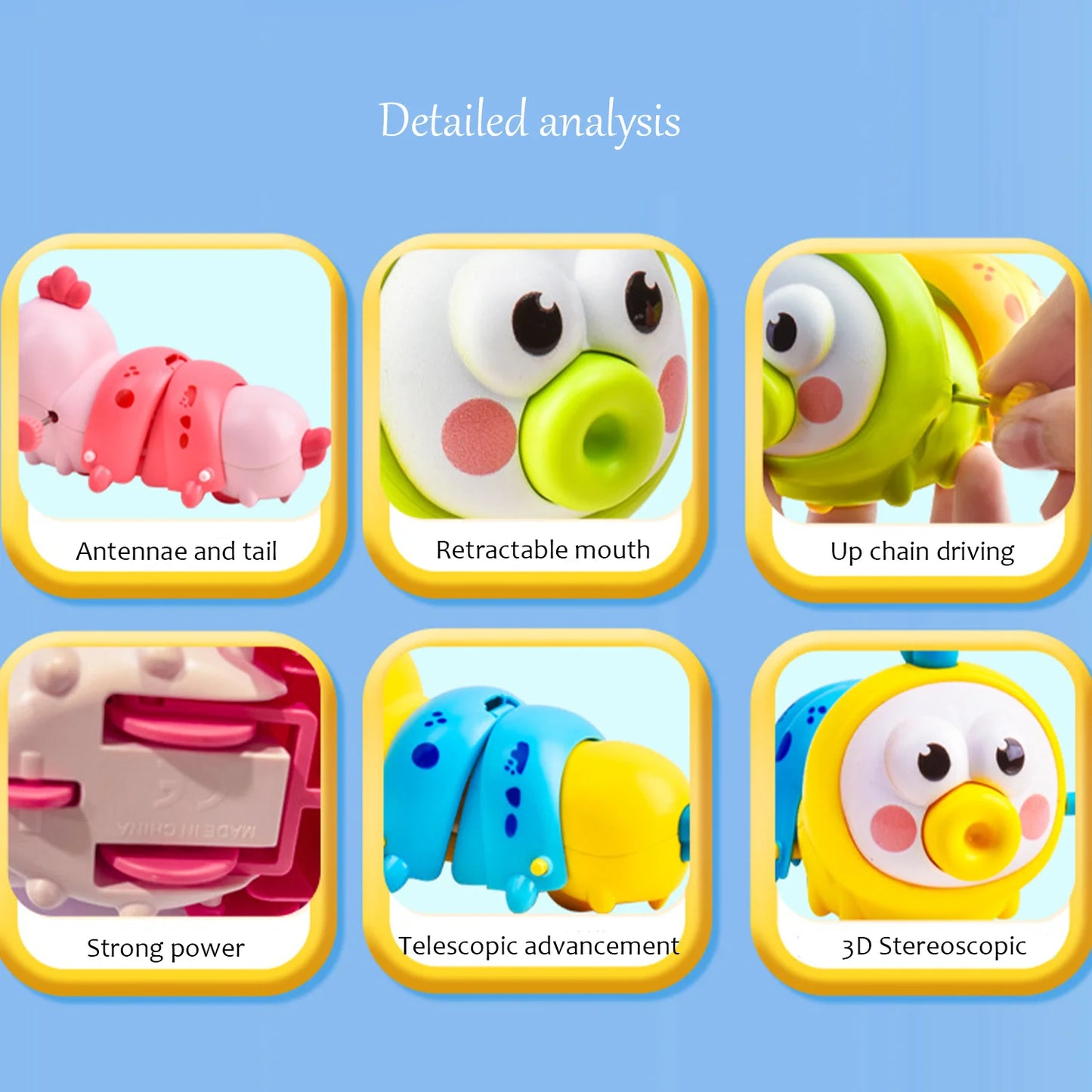 Caterpillar Crawl Race – Wind-Up Wiggly Fun