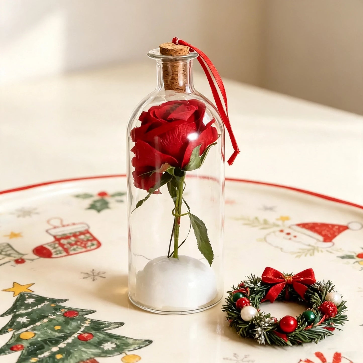 MerryVoice Recordable Christmas Tree Bottle Ornament