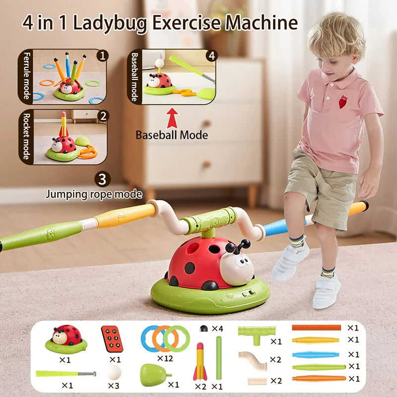 Ladybug Multi-Game Sports Activity Toy – 4 Play Modes