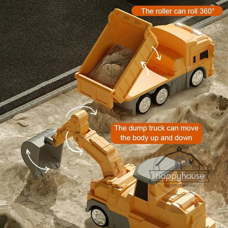 Magnetic Robot Car Toy – Transforming Magnetic Vehicle Set