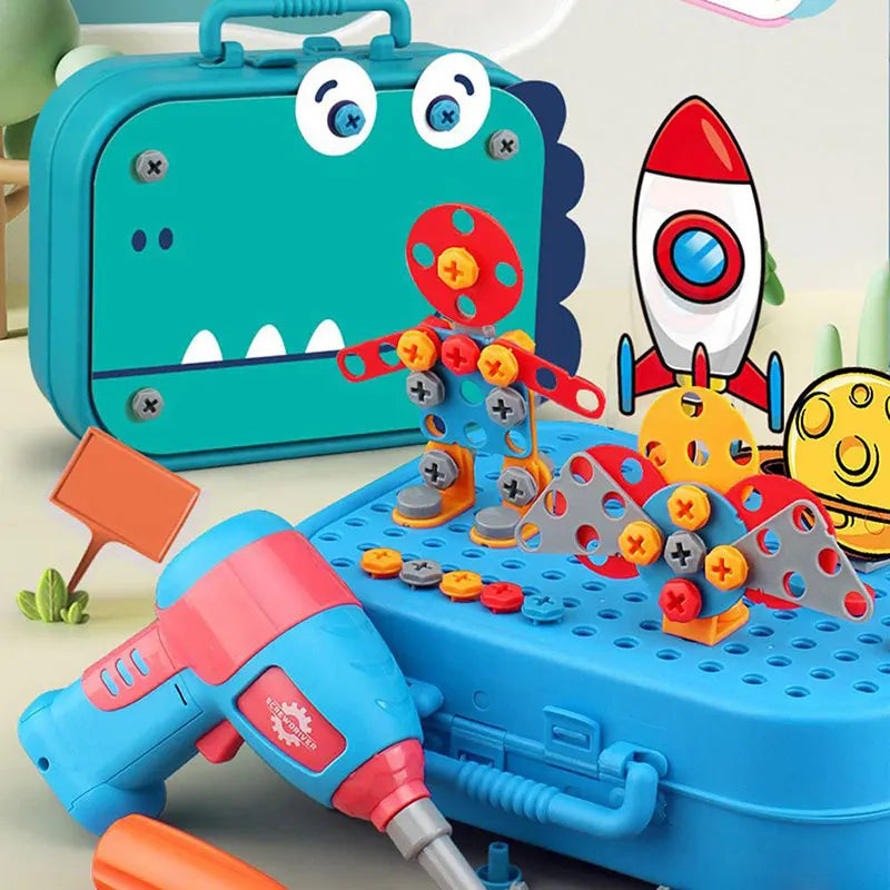 The Electric Drill Assembly Puzzle Toy Set