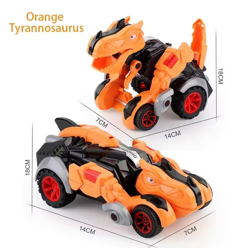 2-in-1 Dino Monster Truck β Transforming Car to Robot Toy