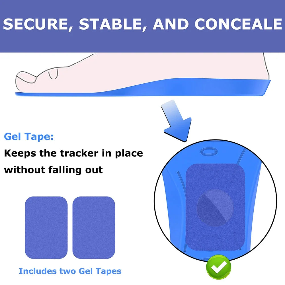 Shoe Insoles with Airtag Protective Cover – Hidden Tracking Holder for Kids and Seniors