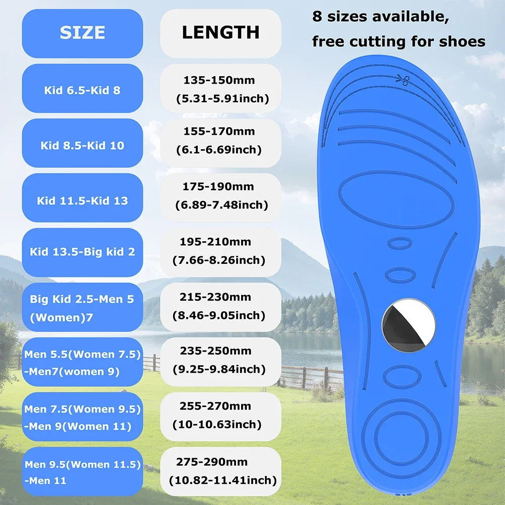 Shoe Insoles with Airtag Protective Cover – Hidden Tracking Holder for Kids and Seniors