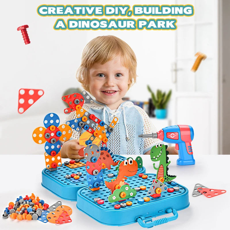 The Electric Drill Assembly Puzzle Toy Set