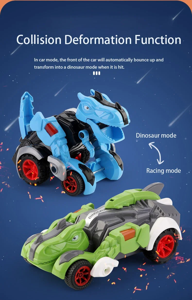 2-in-1 Dino Monster Truck β Transforming Car to Robot Toy