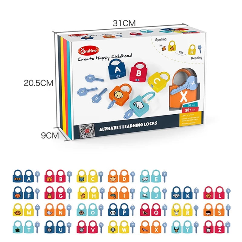 Alphabet Lock & Key Learning Set