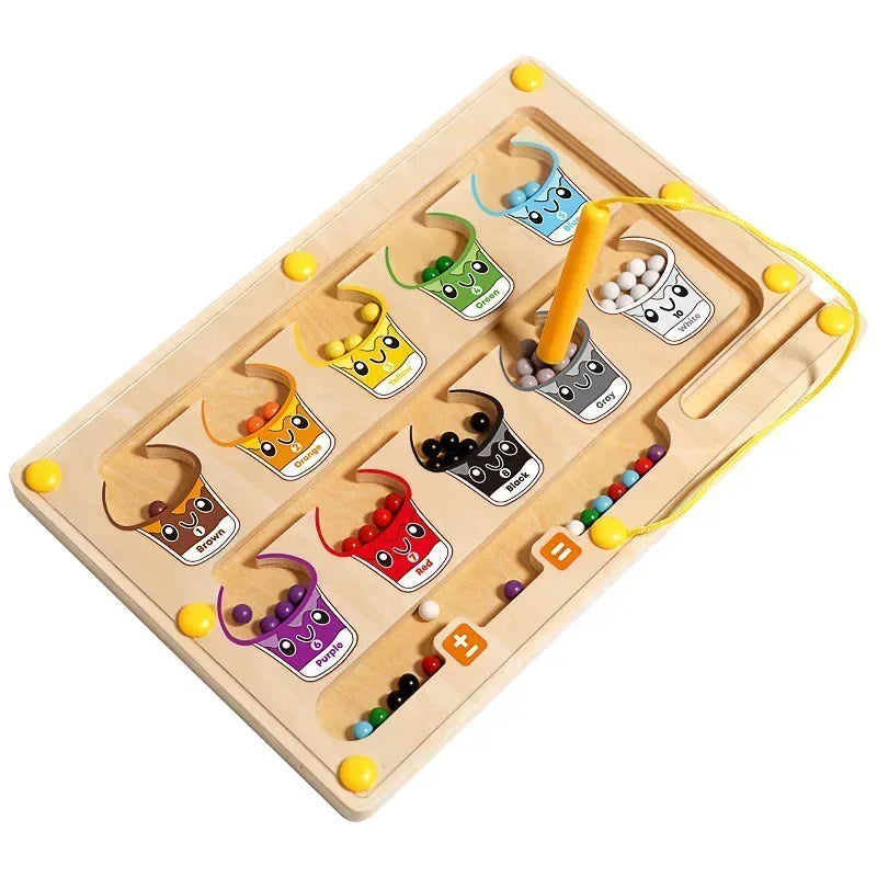 ColorCount Duo Montessori Maze & Drawing Board