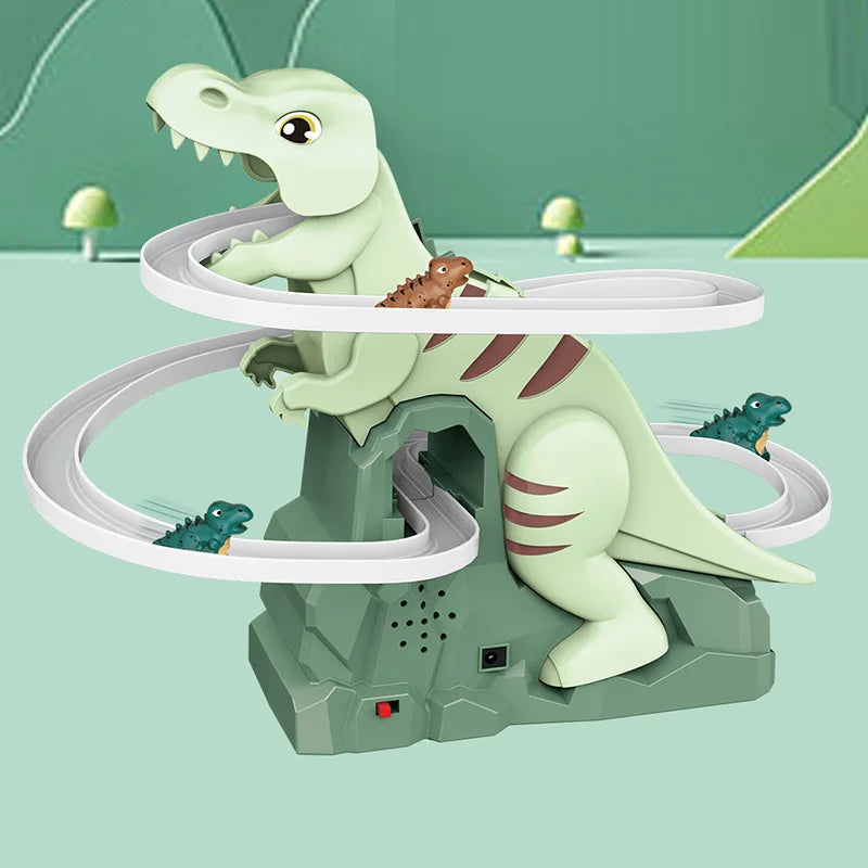 DinoClimb Musical Slide Toy with 3 Dinosaurs