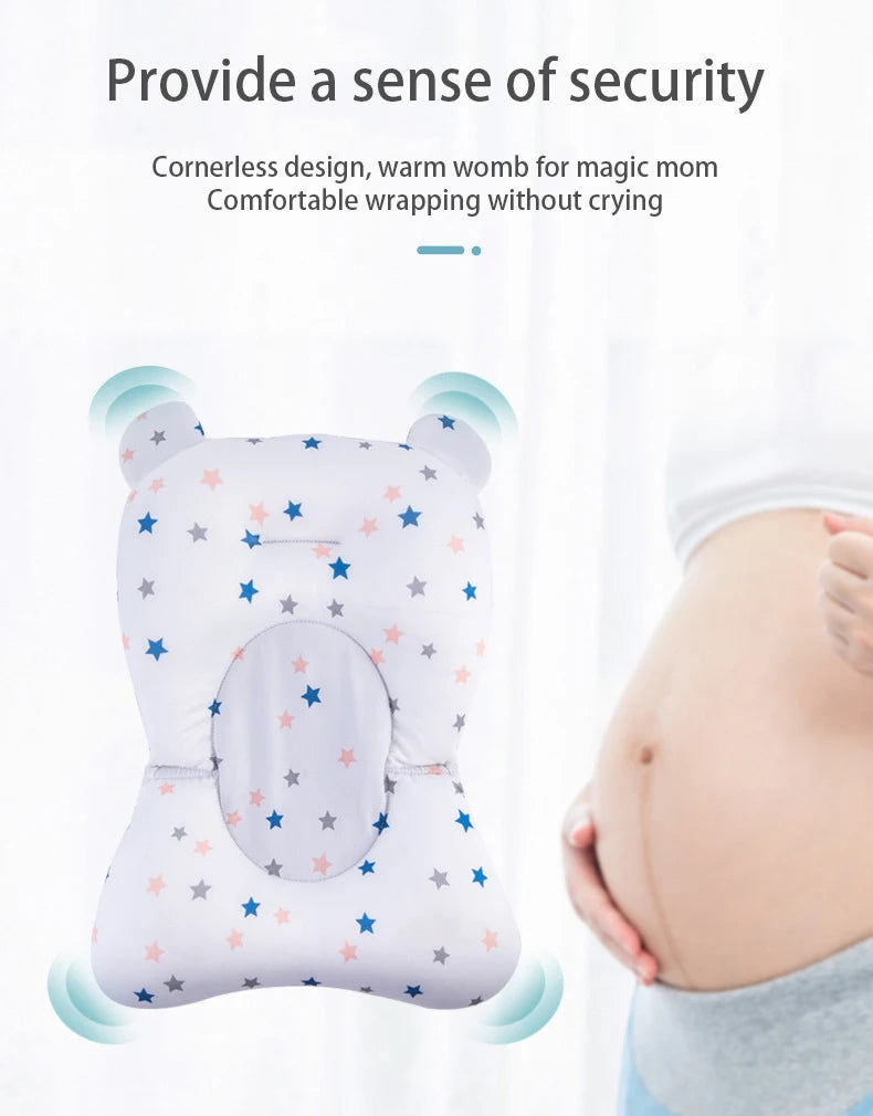 Baby Bath Support Pad โ Adjustable Floating Bath Seat for Newborns