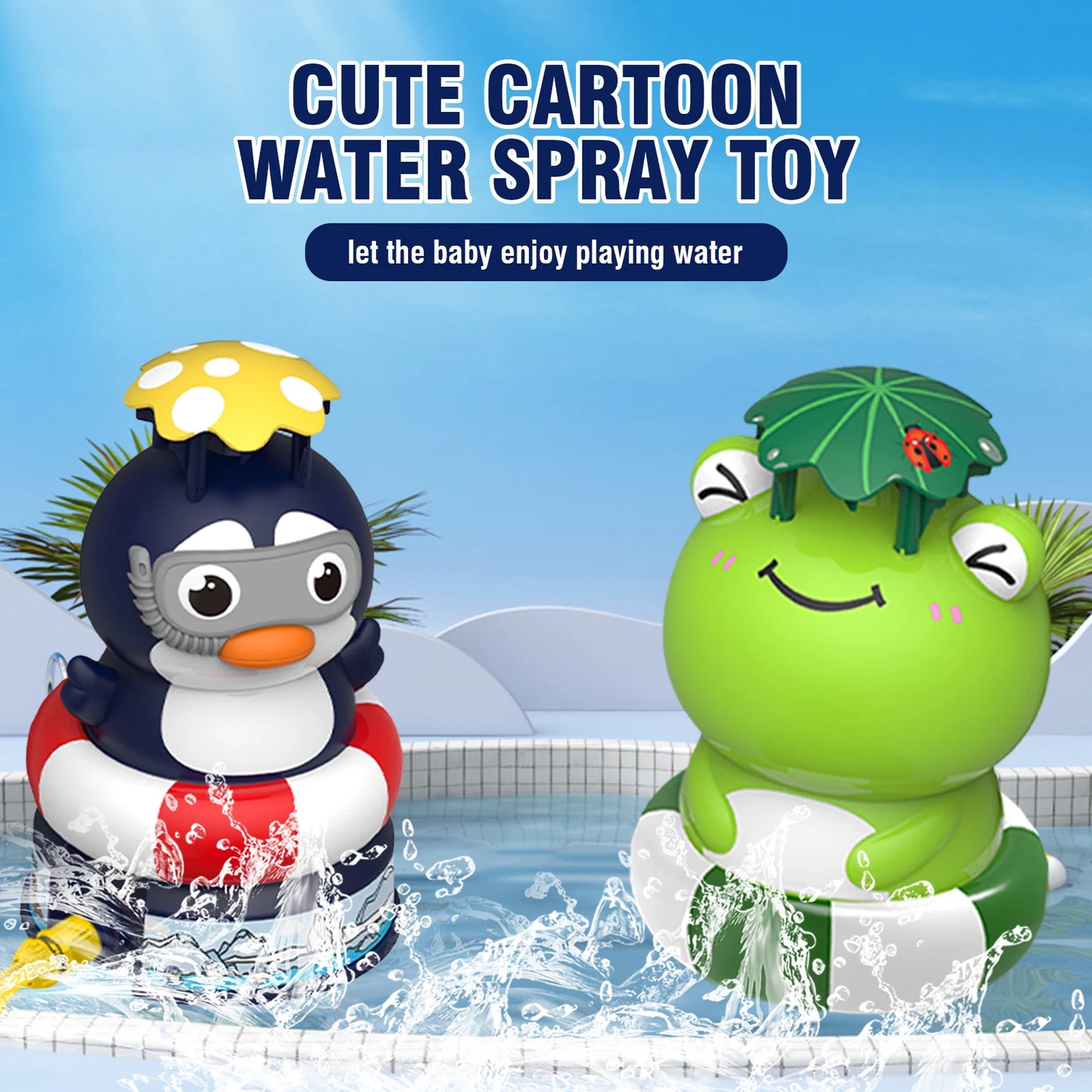 SplashBuddy Rotating Water Sprinkler Toy