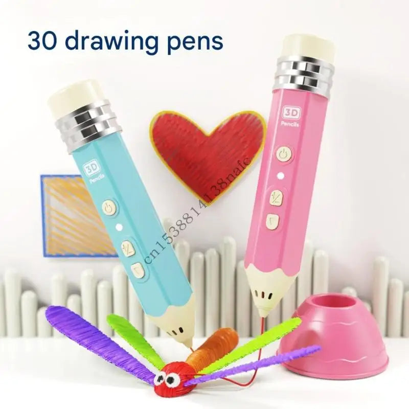 Creative 3D Drawing Pen for Kids – Safe Temperature Control