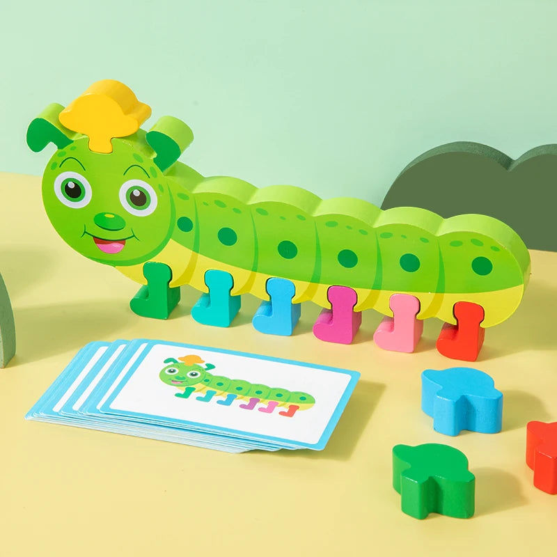 Caterpillar Colour Match – Montessori Learning Fun