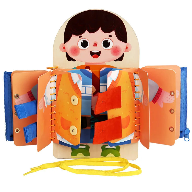 SkillPlay Wooden Montessori Busy Board