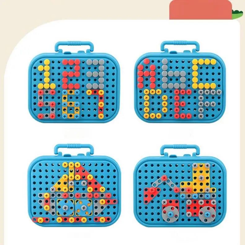 The Electric Drill Assembly Puzzle Toy Set