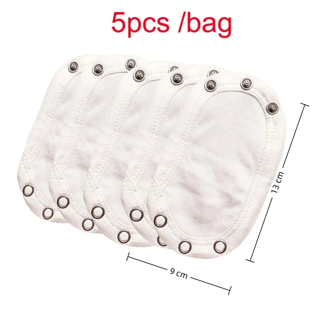 GrowWithMe - Baby Bodysuit Extenders 5-Pack