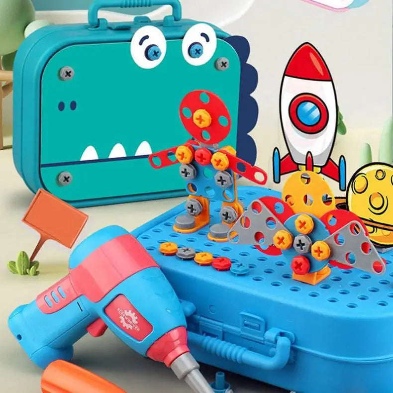 The Electric Drill Assembly Puzzle Toy Set