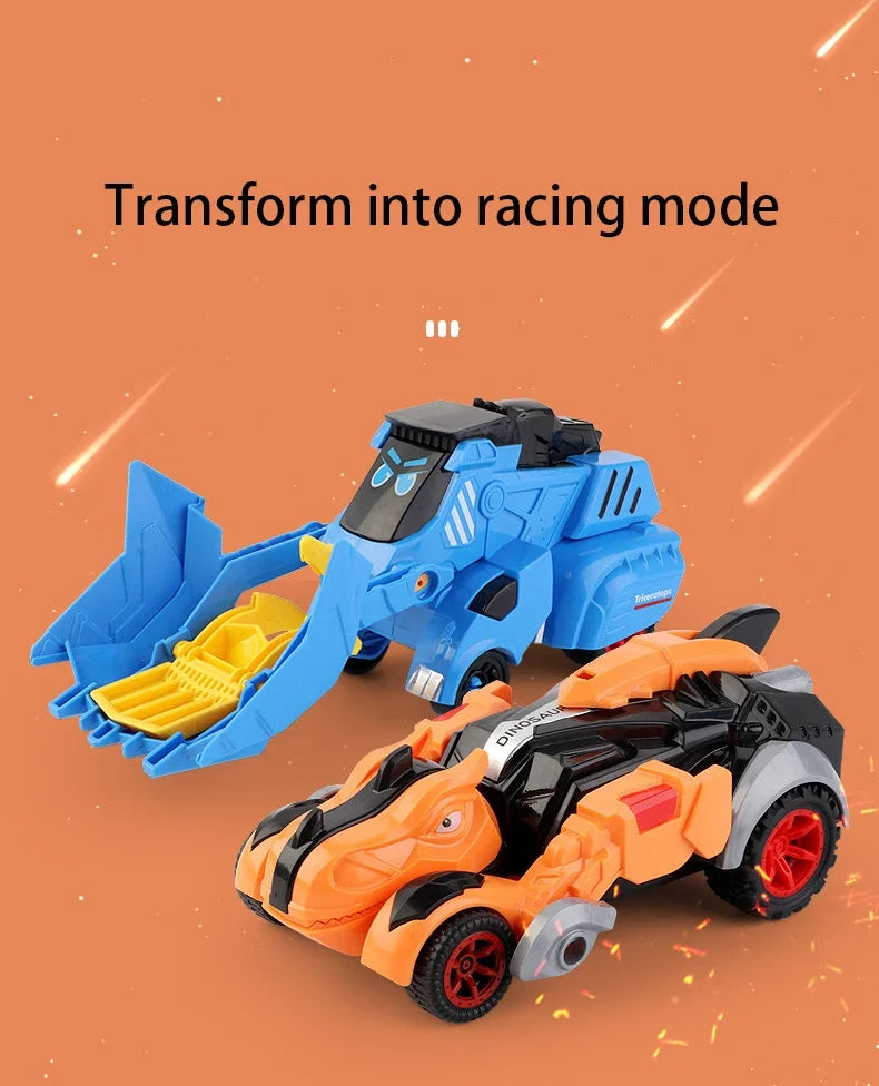 2-in-1 Dino Monster Truck β Transforming Car to Robot Toy