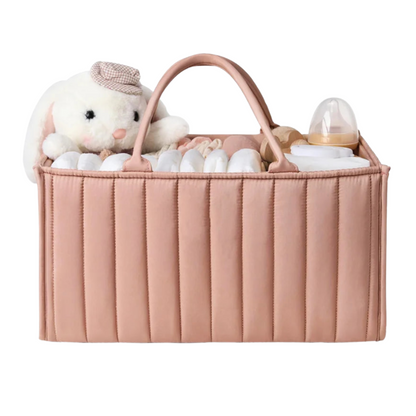 Baby Diaper Organizer Bag – Folding Portable Storage Caddy