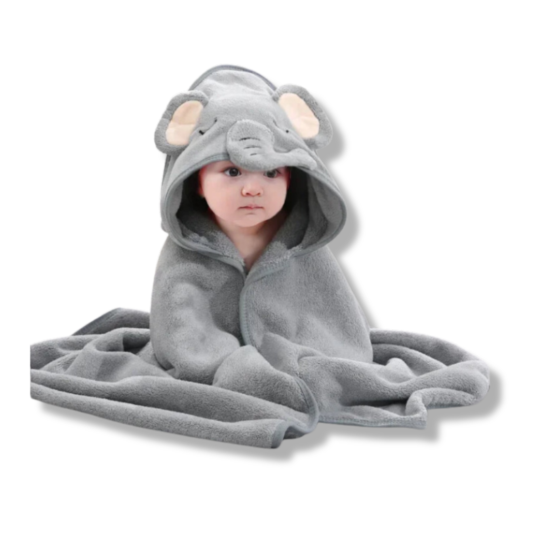 Animal Hooded Baby Towel Blanket 80x80