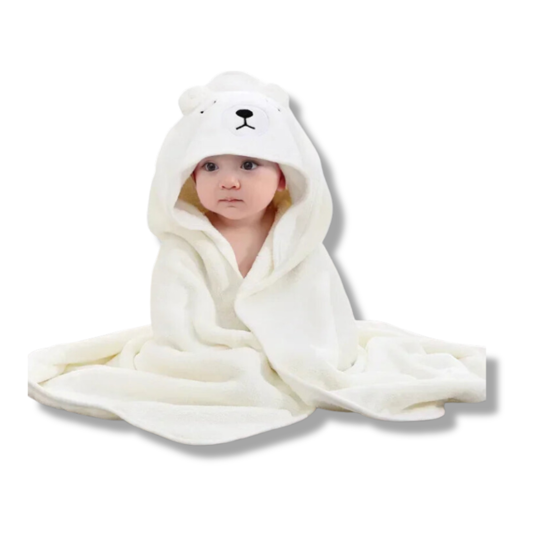 Animal Hooded Baby Towel Blanket 80x80