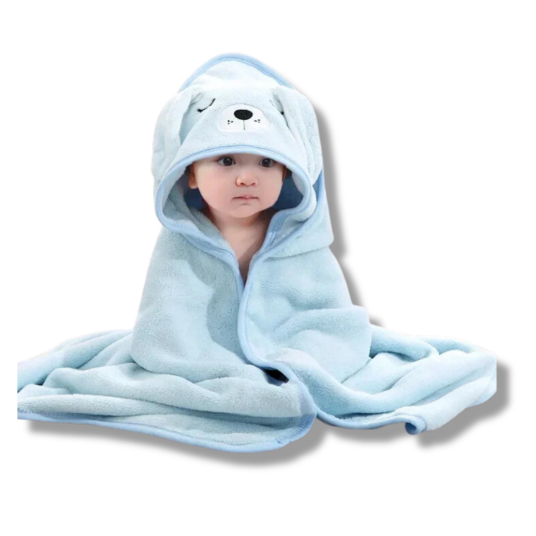 Animal Hooded Baby Towel Blanket 80x80