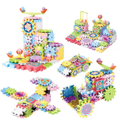 Electric Gear Building Blocks for Kids