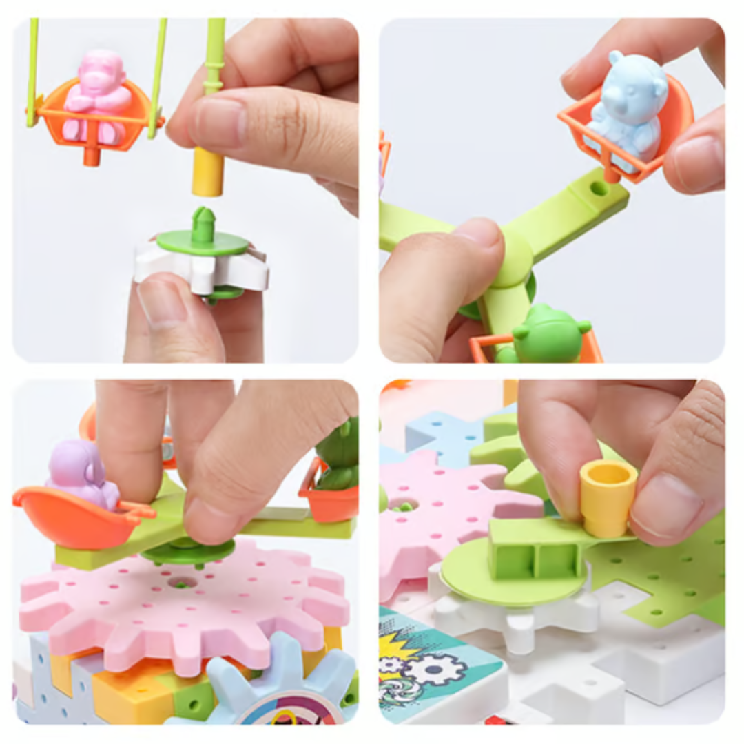 Electric Gear Building Blocks for Kids
