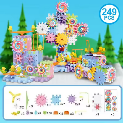 Electric Gear Building Blocks for Kids