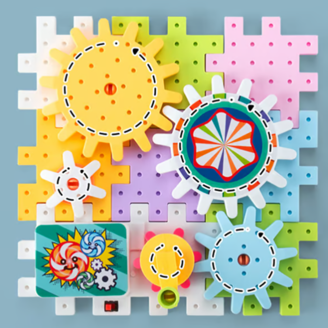 Electric Gear Building Blocks for Kids