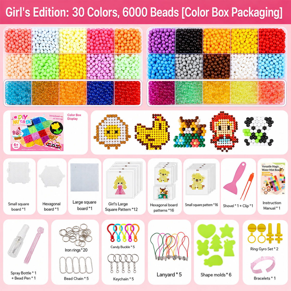 Magic Water Fuse Beads - DIY Craft & Creative Bead Set