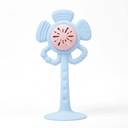 BloomGrip Silicone Baby Teether & Sensory Rattle Toy