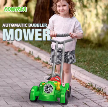 Bubble Car Toy – Automatic Bubble Mower with Lights