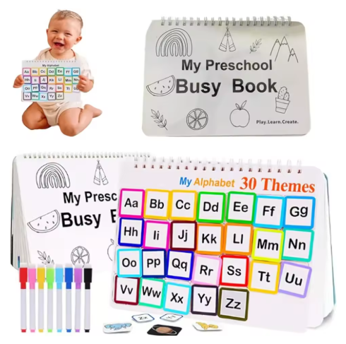 My Preschool Busy Book – Learning Made Fun for Toddlers!