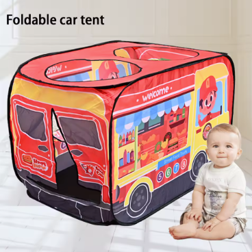 Fire Truck Play Tent House