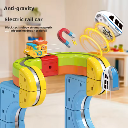 🚆 MagneTrack Builder – DIY Magnetic Train Track Assembly Set