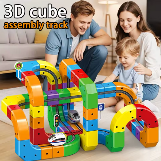 🚆 MagneTrack Builder – DIY Magnetic Train Track Assembly Set