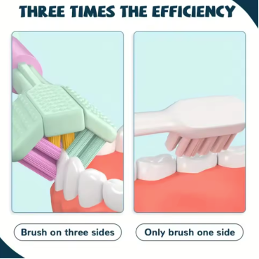 TripleClean Kids 3-Sided Toothbrush